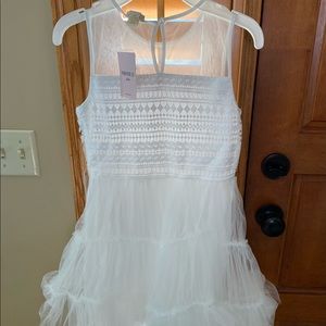NWT! gorgeous white dress